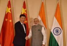 India–Kina-rivaliseringen: Kan et fjell bære to tigre? 🔒 Kinas president Xi JInping (t.v.) og Indias statsminister Narendra Modi. Foto: WIkimedia Commons.