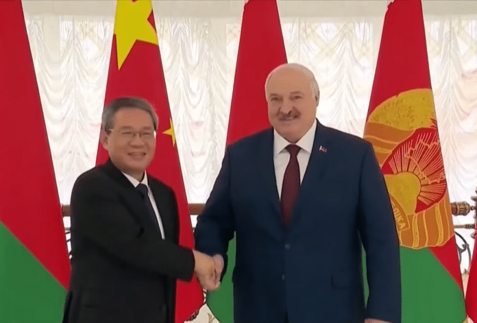 Belarus kina Li Qiang Lukashenko