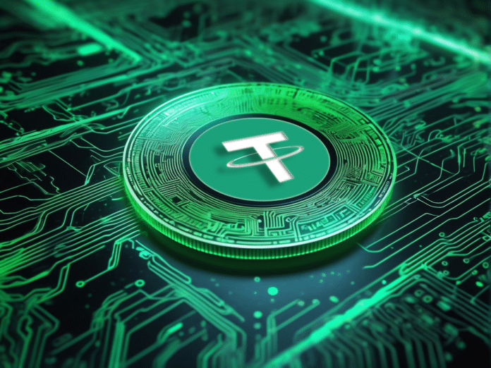 Tether logo mynt