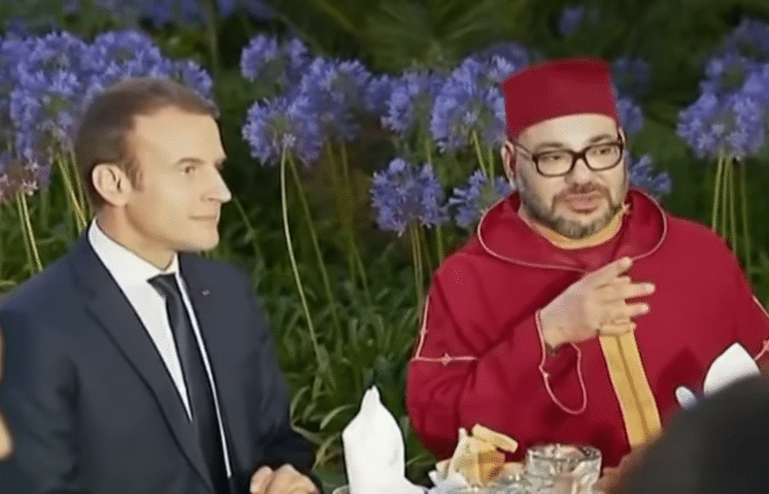 Mohammed VI av Marokko og Macron