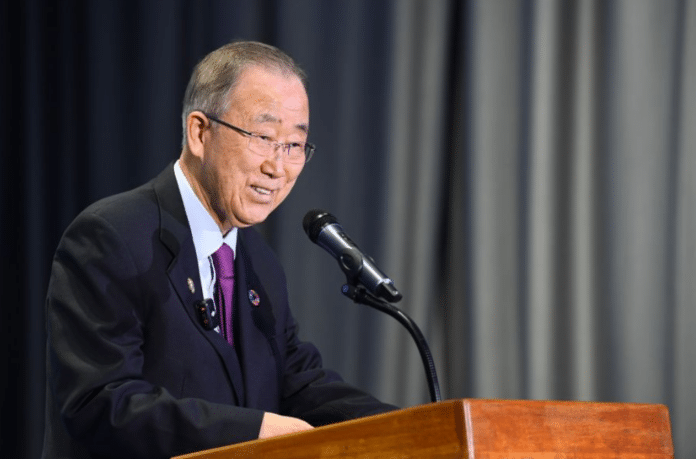 Ban Ki Moon i Mongolia