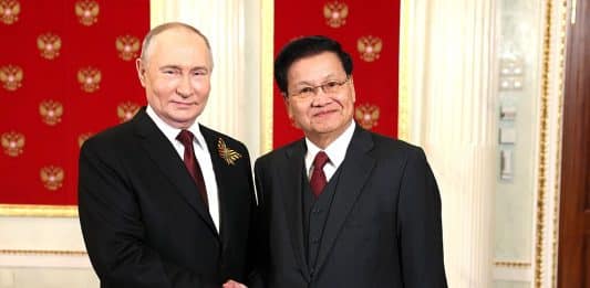 Putin-Laos-president-kommunist