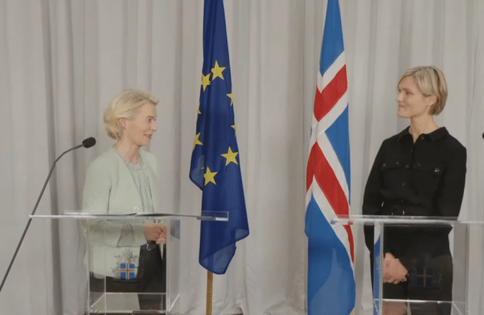 Island-EU-von-der-leyen-kristrun-statsminister