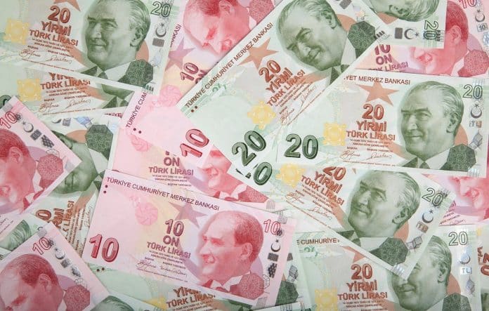 Tyrkia-lira-penger-kontanter-sedler