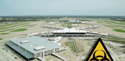 Pittsburgh-lufthavn-flyplass-biokjemisk-testing