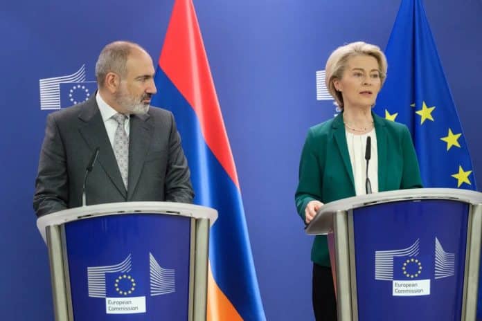 EU-Armenia-Nikol-von-der-Leyen