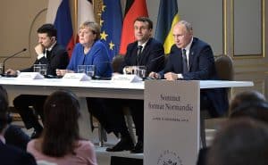 Zelenskyj-Putin-Macron-Merkel