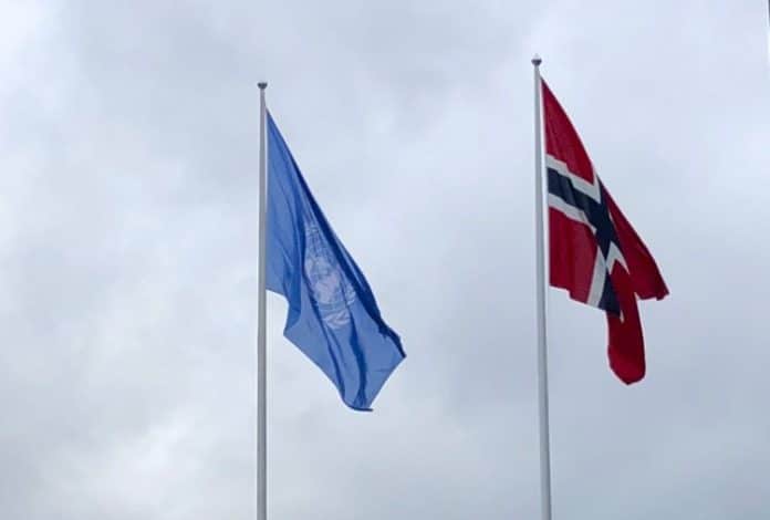 FN-Norge-Flagg