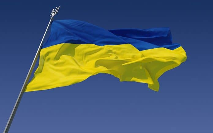 Flagg-Ukraina-stang