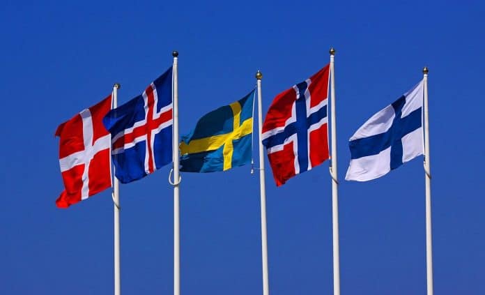 Norden-flagg-Norge-Sverige-Danmark-Finland-Island