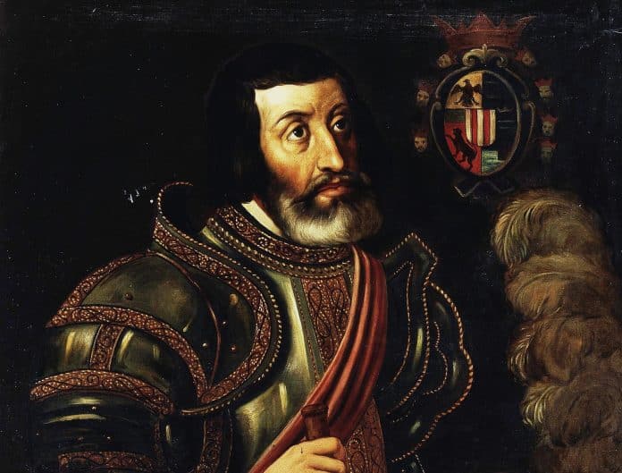 Spania-Mexico-Hernán-Cortés-conquistador