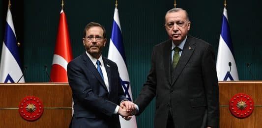 Erdogan-Israel-Tyrkia-Herzog-utenriksminister-ankara