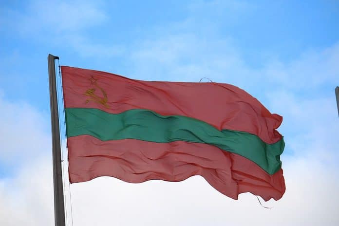 Transnistria-flagg