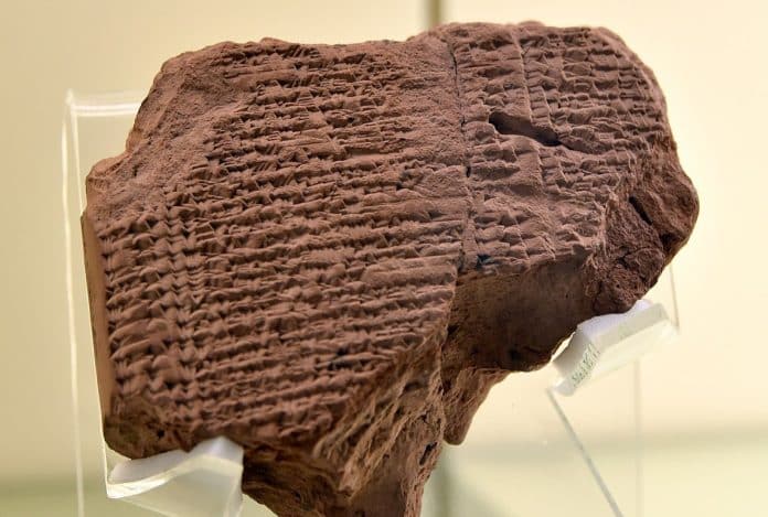 Cuneiform-Akkad-Juda-Leirtavle