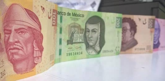 Mexico-peso-sedler-kontanter-penger
