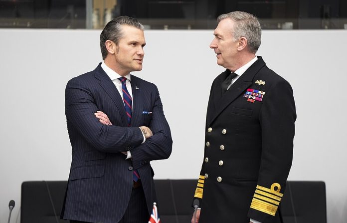 Hegseth NATO UK admiral