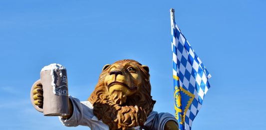 Bayern-Øl-løve-flagg-oktoberfest