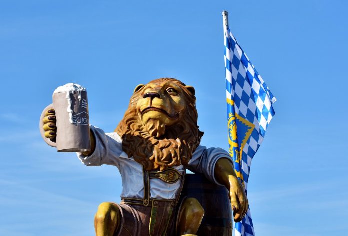 Bayern-Øl-løve-flagg-oktoberfest