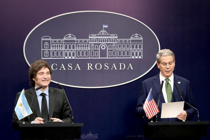 Argentina-USA-scott-bessent-Milei