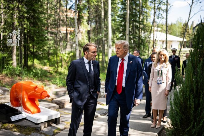 Macron-G7-Trump-skog
