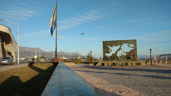Islas Malvinas Falklands Argentina flagg