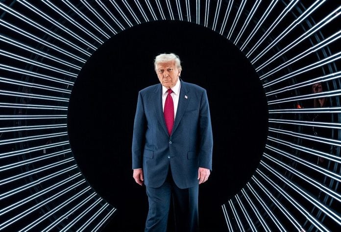 Trump-scene-America-Business-Forum-2025-Donald-Trump