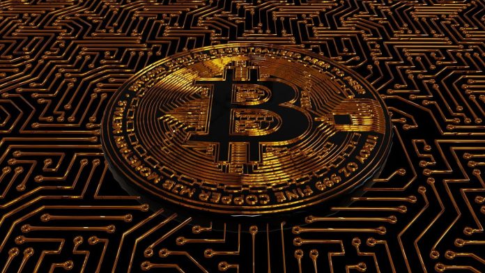 bitcoin digital mynt bilde