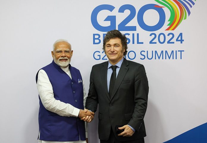 Modi-India-Argentina-Milei-Javier-G20