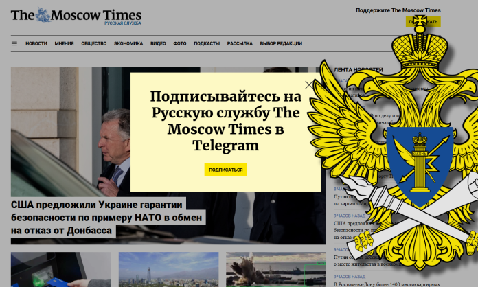 Russland-The-Moscow-Times-domene-ru-beslag-sensur