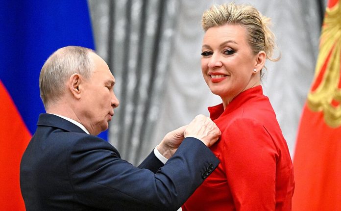 Putin-Maria-Zakharova-talskvinne-kreml-russland