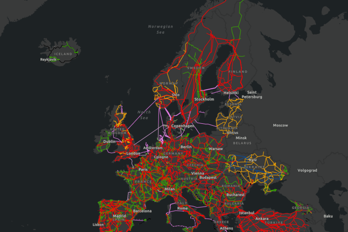 ENTSO-e-ACER-EU-kraft-kabler-nett-kart