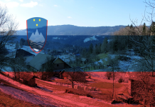 Slovenske bønder advarer mot EU–Mercosur-avtalen Slovenia-landbruk-gård-gårdsbruk-jordbruk-flagg