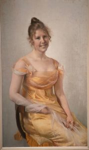 Nini Augusta Wedel Jarlsberg. Pastell