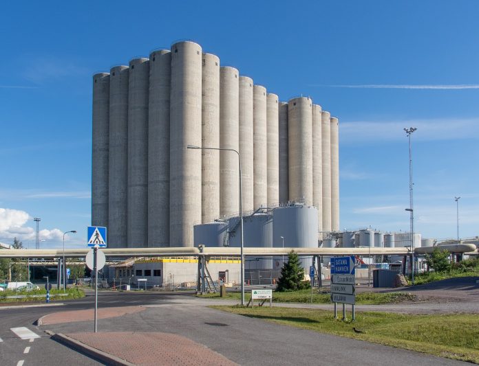 Store kornsiloer i Finland