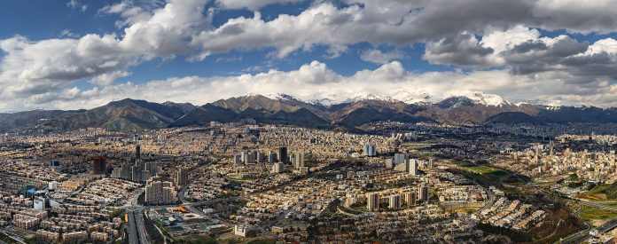 Panoramautsikt over Teheran