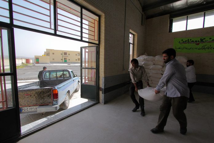 Basij-medlemmer i arbeid