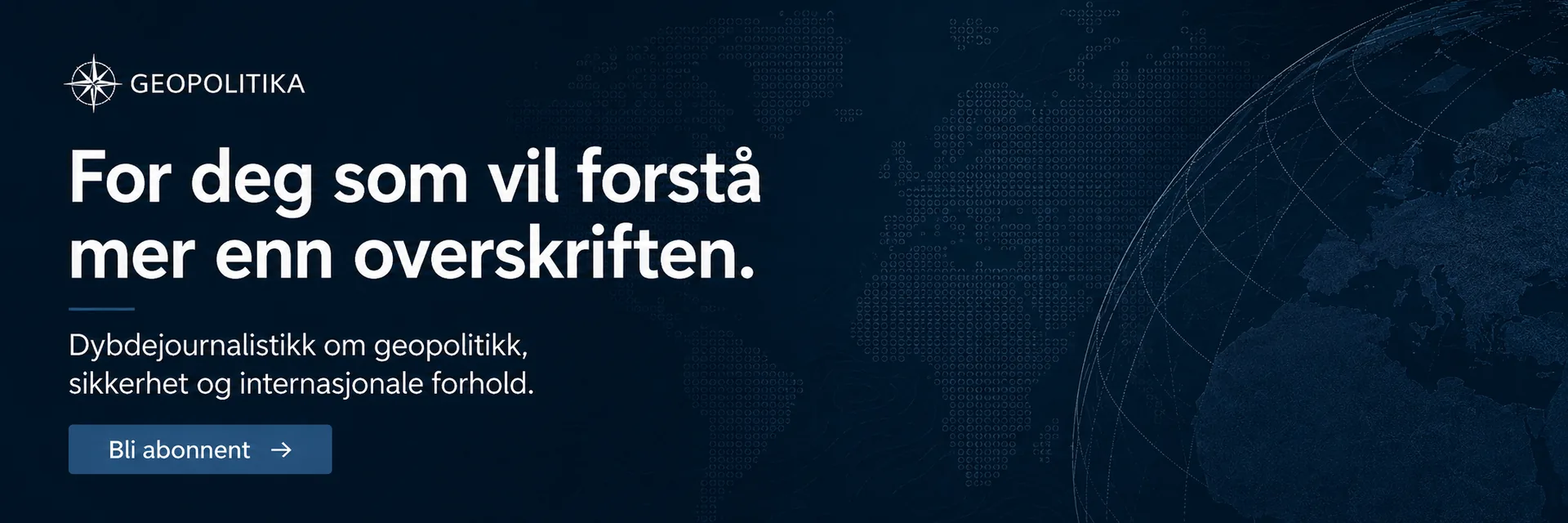 For deg som vil forstå mer enn overskriften.