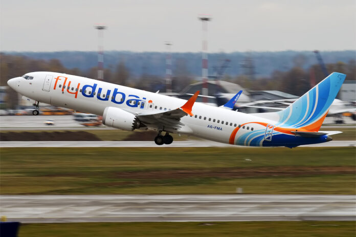 Flydubai-fly av typen Boeing 737-8 MAX