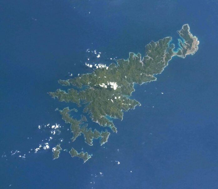 Satellittbilde av Amami-Oshima