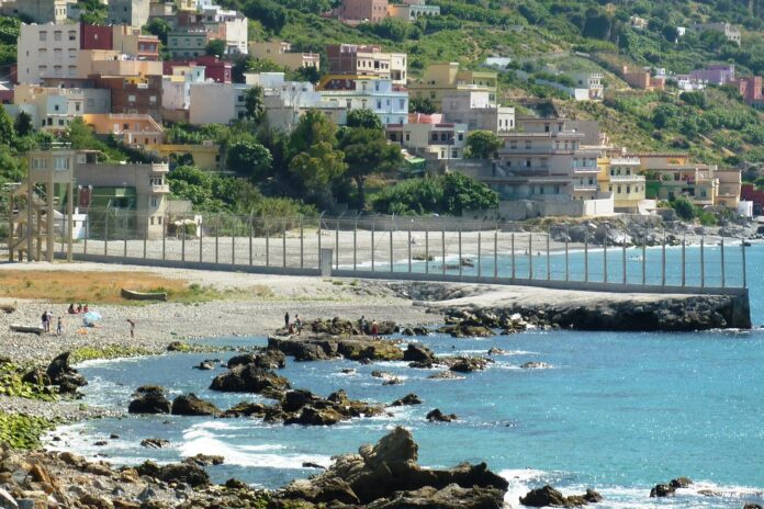 Grensegjerde ved Ceuta