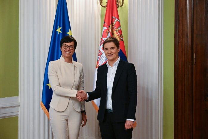 Marta Kos i Belgrade