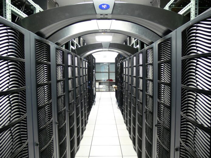 Serverrader i et datasenter ved Virginia Tech i USA.