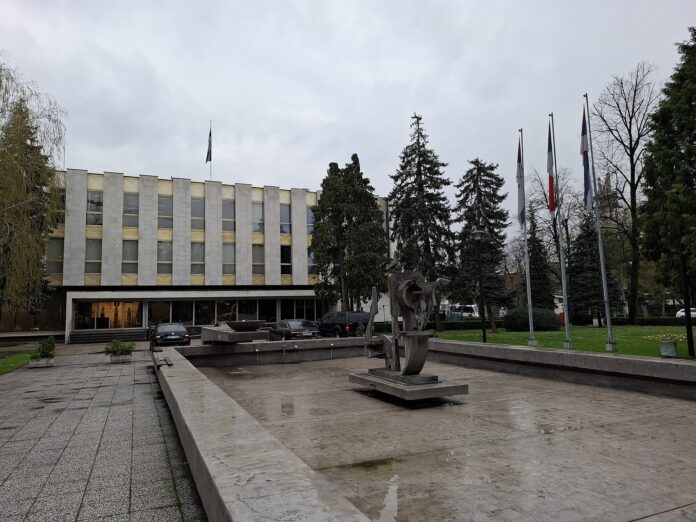 Bygningen til nasjonalforsamlingen i Republika Srpska